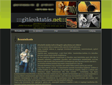 Tablet Screenshot of gitaroktatas.net